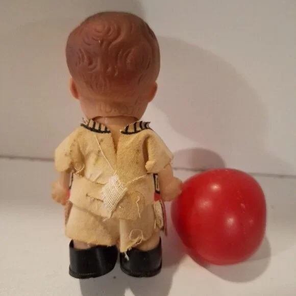 Uneeda PeeWees Pocket Boy Dolls Sports 4 Vintage 1966 Hee Wee 3.5" - Picture 8 of 16